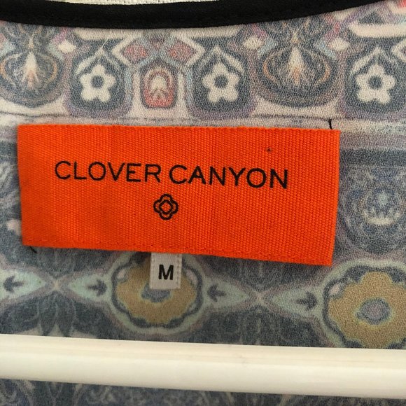 Clover Canyon Split Back Blouse - Medium - Picture 3 of 3